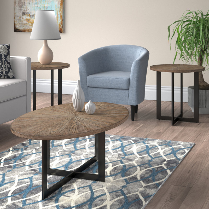 Wade Logan Willams 3 Piece Coffee Table Set Reviews Wayfair